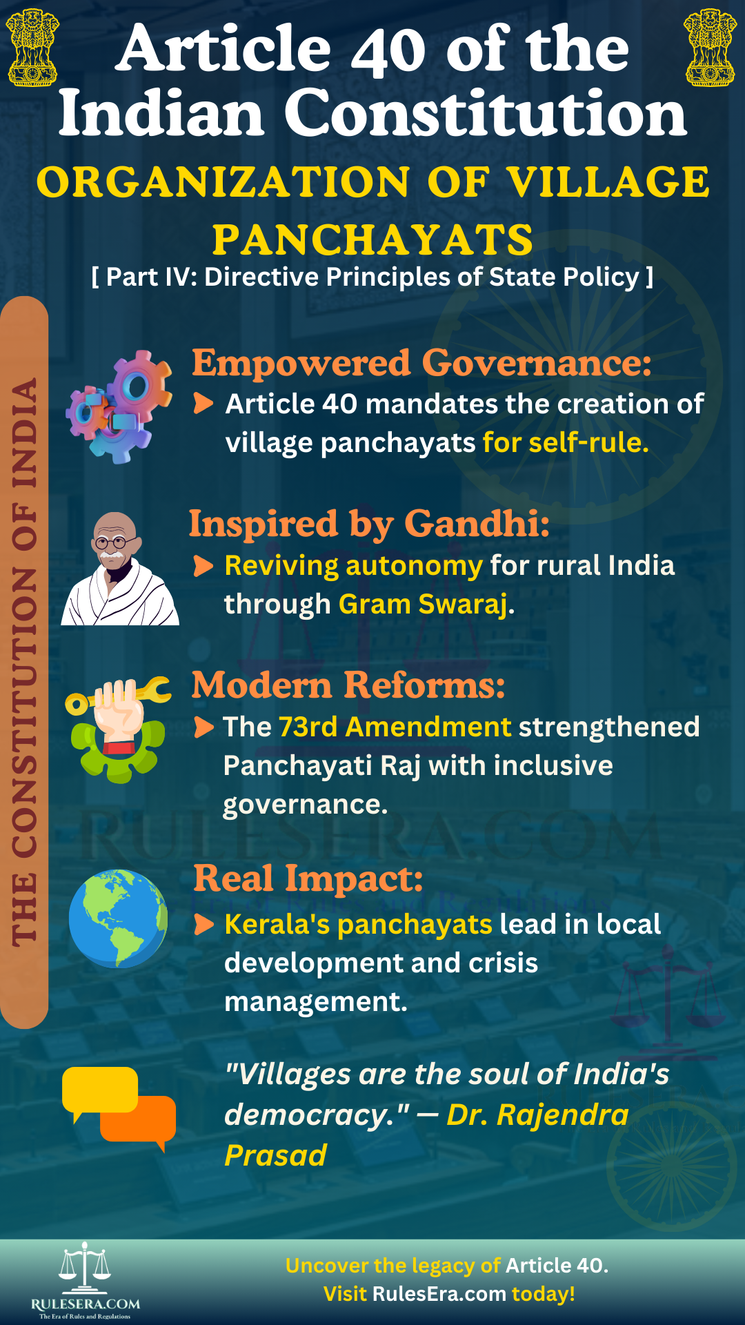 Overview of Article 40 and Village Panchayats