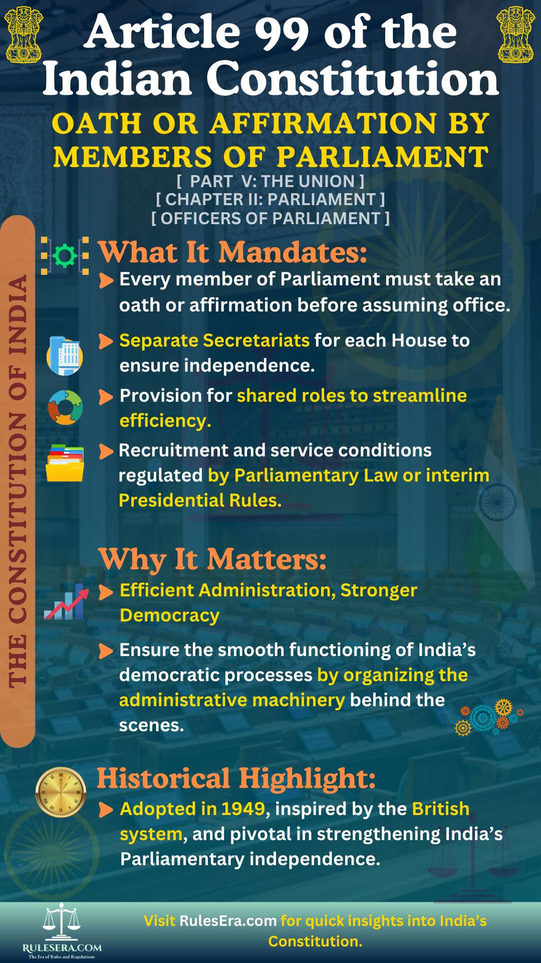 Overview of Article 99